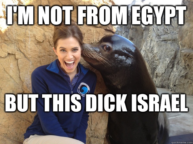 I'm not from Egypt  But this dick Israel   Crazy Secret