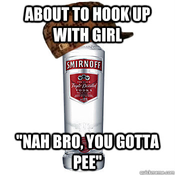 About to hook up with girl 