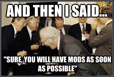 and then i said... 