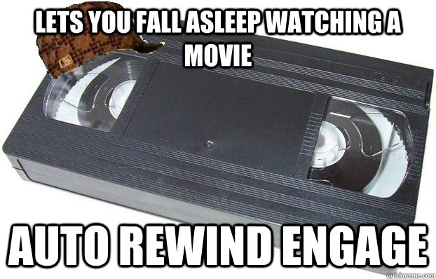 lets you fall asleep watching a movie AUTO REWIND ENGAGE  