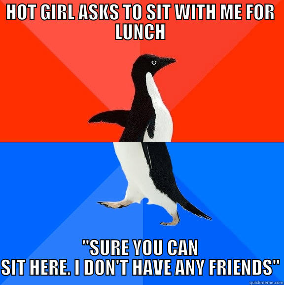 HOT GIRL ASKS TO SIT WITH ME FOR LUNCH 