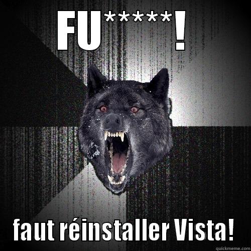 FU*****! FAUT RÉINSTALLER VISTA! Insanity Wolf