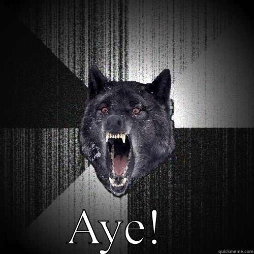  AYE!  Insanity Wolf