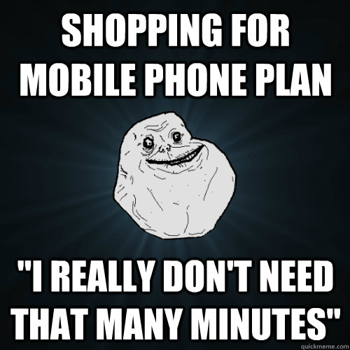 Shopping for mobile phone plan 