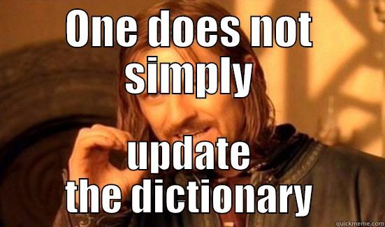 Boromir on the French spelling reform - ONE DOES NOT SIMPLY UPDATE THE DICTIONARY Boromir