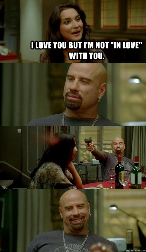 I love you but I'm not 
