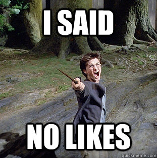 i said no likes  Pissed off Harry