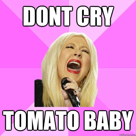 Dont cry tomato baby  Wrong Lyrics Christina
