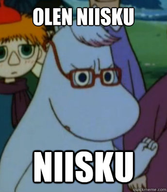 olen niisku niisku  Hipster Moomin