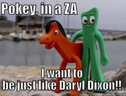 POKEY, IN A ZA                    I WANT TO BE JUST LIKE DARYL DIXON!! Misc