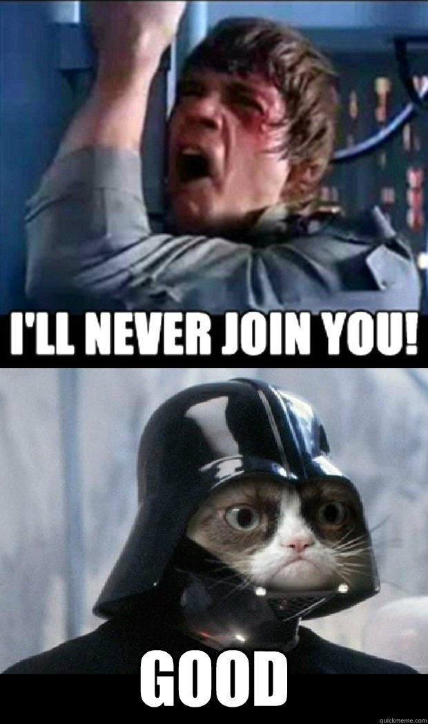  GOOD  -  GOOD   Darth Tard