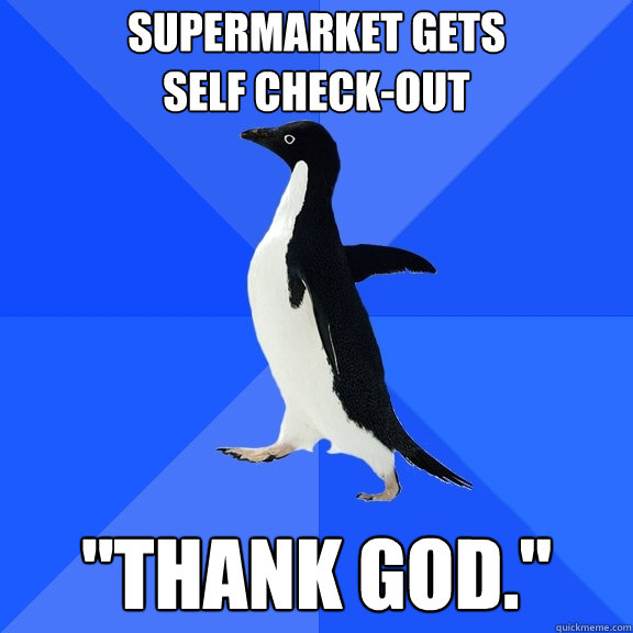 Supermarket gets
self check-out 