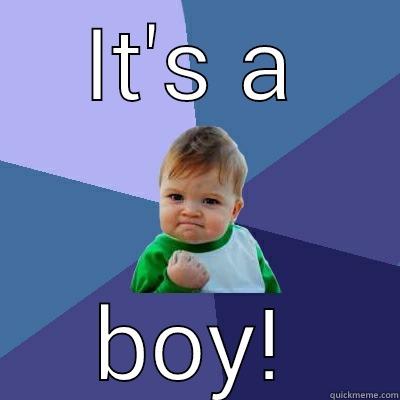 IT'S A BOY! Success Kid