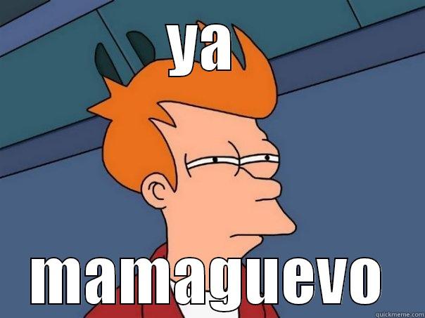 YA  MAMAGUEVO Futurama Fry