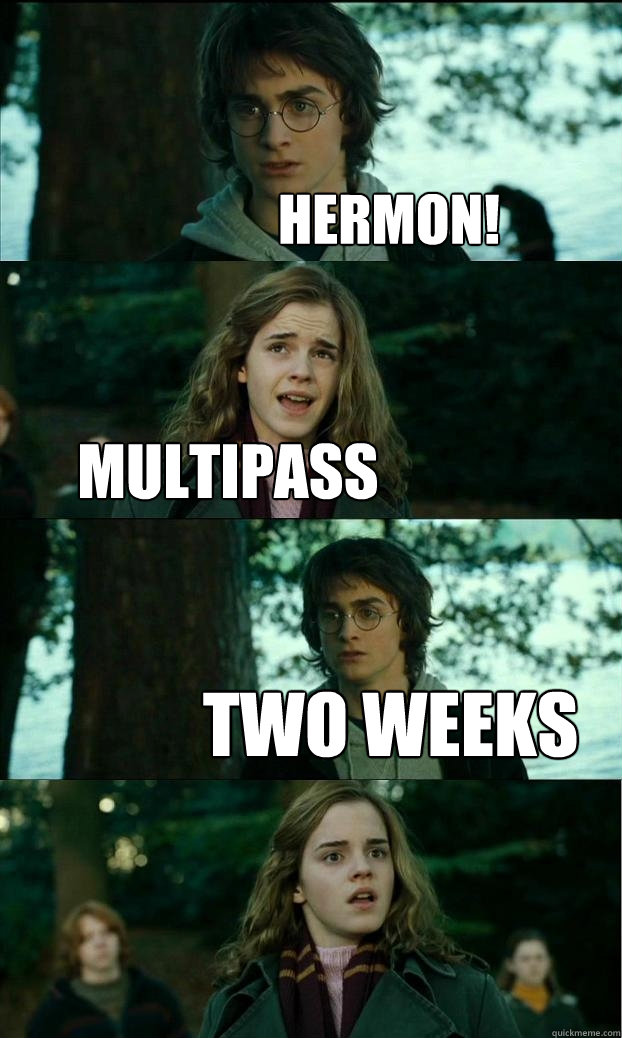 hermon! multipass two weeks  Horny Harry