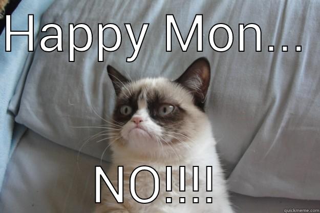HAPPY MON... NO!!!! Grumpy Cat