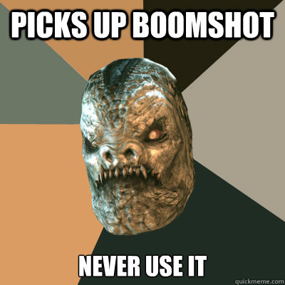picks up boomshot never use it - picks up boomshot never use it  Gears of War A.I.