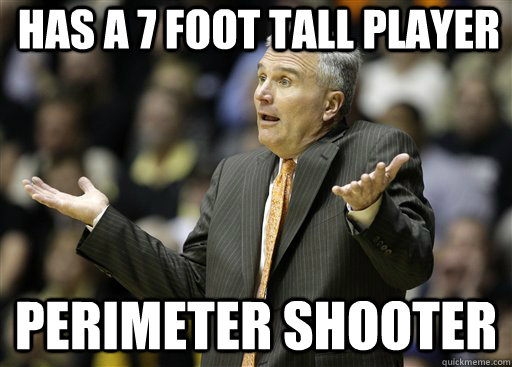 has a 7 foot tall player Perimeter shooter  