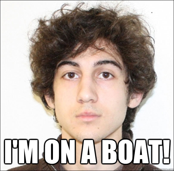  I'm on a boat! -  I'm on a boat!  Suspect im on a boat