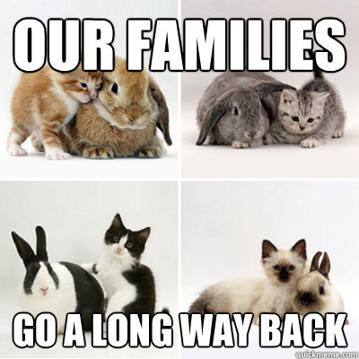 our families go a long way back - our families go a long way back  Misc