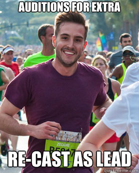 Auditions for extra re-cast as lead - Auditions for extra re-cast as lead  Ridiculously photogenic guy