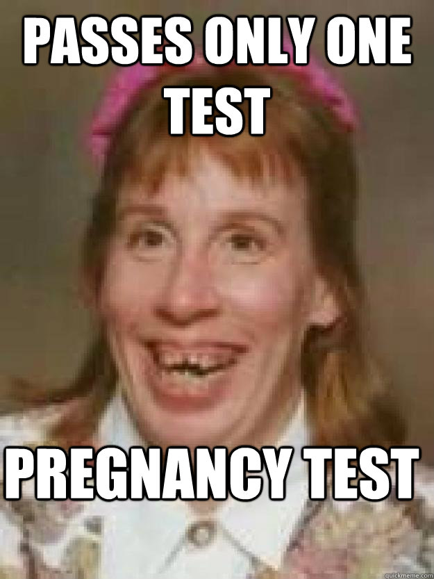 Passes only one test pregnancy test  Bad Luck Brenda