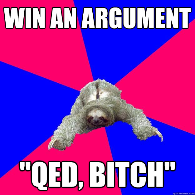 Win an argument 