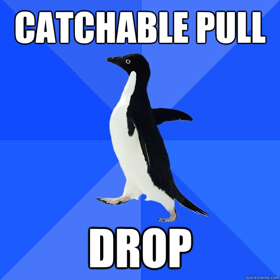 Catchable Pull Drop  Socially Awkward Penguin