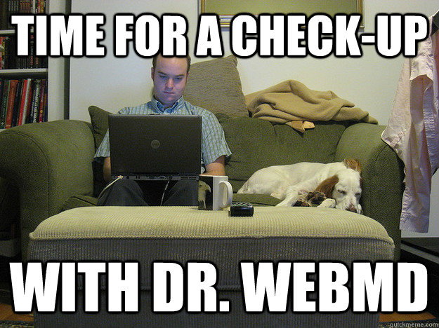 time for a check-up with dr. webmd  Freelancer Fred
