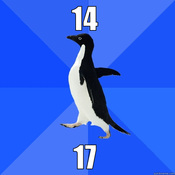 14 17 Socially Awkward Penguin