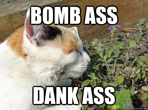 bomb ass dank ass  