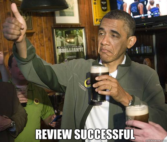  Review successful  Upvoting Obama