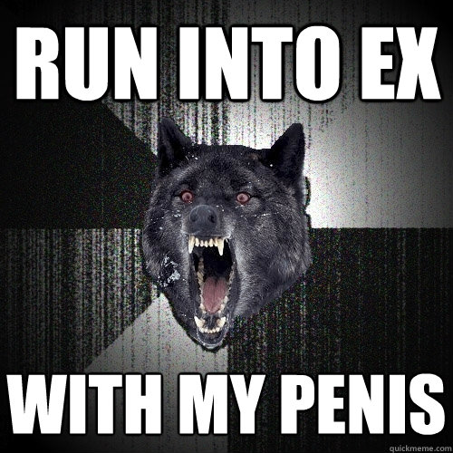 run into ex with my penis  Insanity Wolf