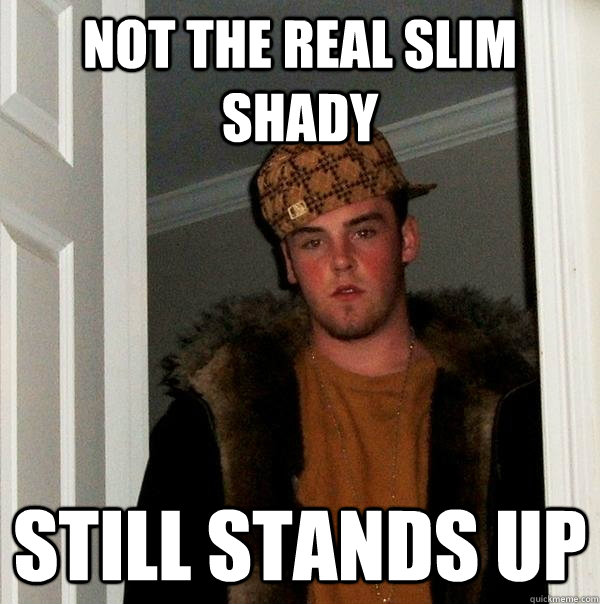 Not The Real Slim Shady Still Stands Up  Scumbag Steve