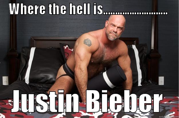 WHERE THE HELL IS........................... JUSTIN BIEBER Gorilla Man