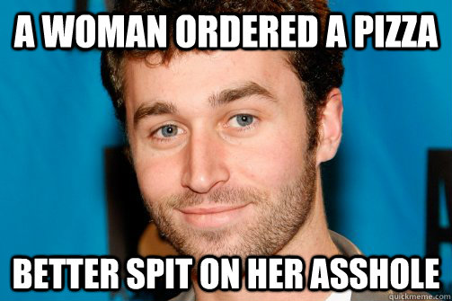 A woman ordered a pizza Better spit on her asshole - A woman ordered a pizza Better spit on her asshole  Porn Star Logic