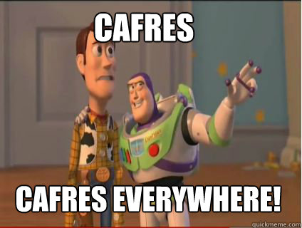 CAFRES CAFRES EVERYWHERE!  woody and buzz