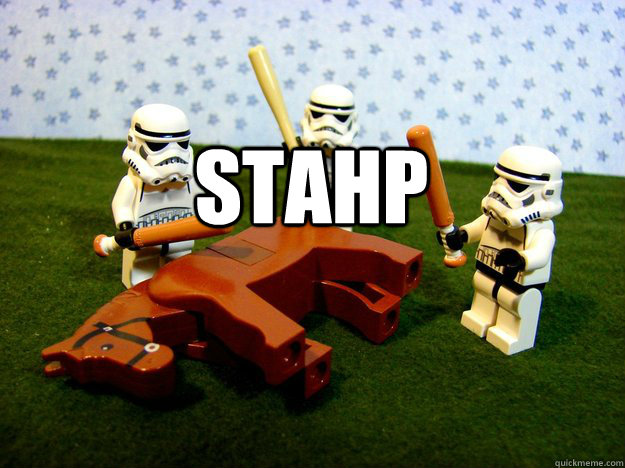 Stahp  Hivemind Beating the Dead Horse