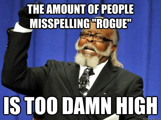 The amount of people misspelling 