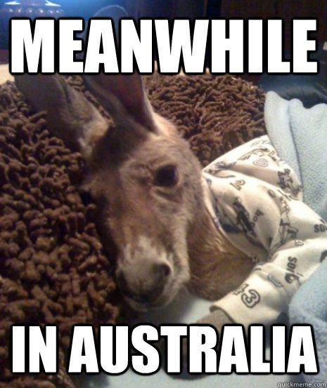 Meanwhile  in australia  mean while in australia