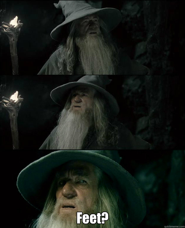  Feet?  Gandalf und das Spanischstudium