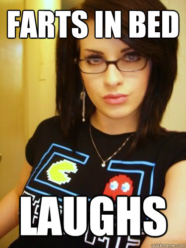 farts in bed laughs  Cool Chick Carol