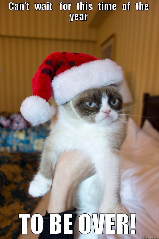 CAN'T   WAIT    FOR   THIS   TIME   OF   THE YEAR TO BE OVER! Grumpy xmas