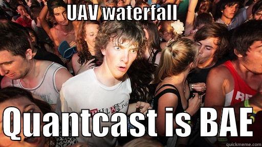                   UAV WATERFALL                             QUANTCAST IS BAE Sudden Clarity Clarence