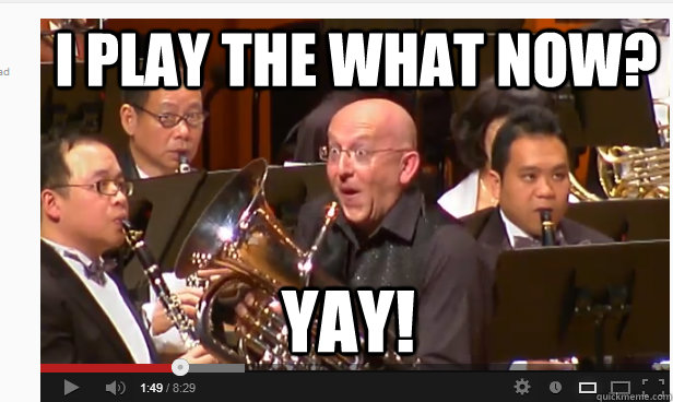 I play the what now? yay!  