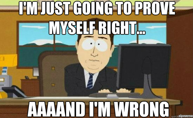 I'm just going to prove myself right... AAAAND I'm wrong  aaaand its gone