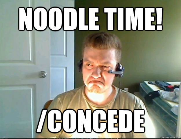 NOODLE TIME! /CONCEDE  AngryTestie