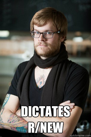  Dictates r/new  Hipster Barista