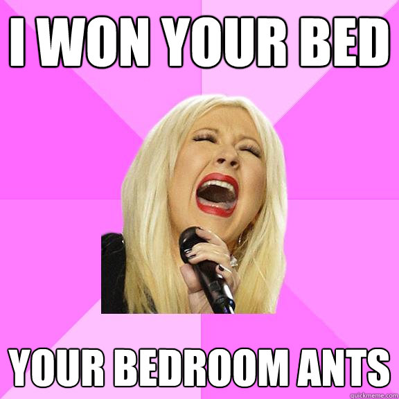 I won your bed your bedroom ants  Wrong Lyrics Christina