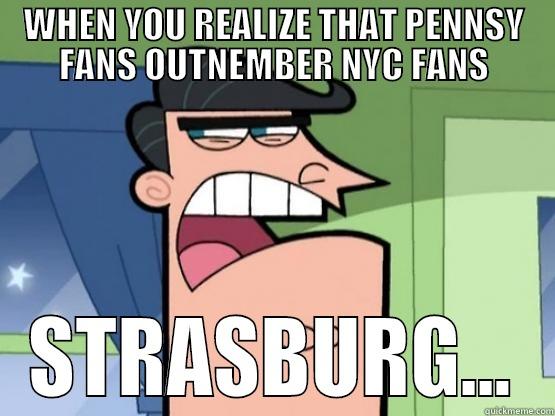 WHEN YOU REALIZE THAT PENNSY FANS OUTNEMBER NYC FANS STRASBURG... Misc